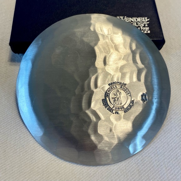 Wendell August Forge Aluminum Owl Trinket Dish - Picture 3 of 4